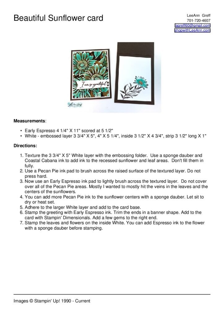 thumbnail of Multicolored Sunflower card