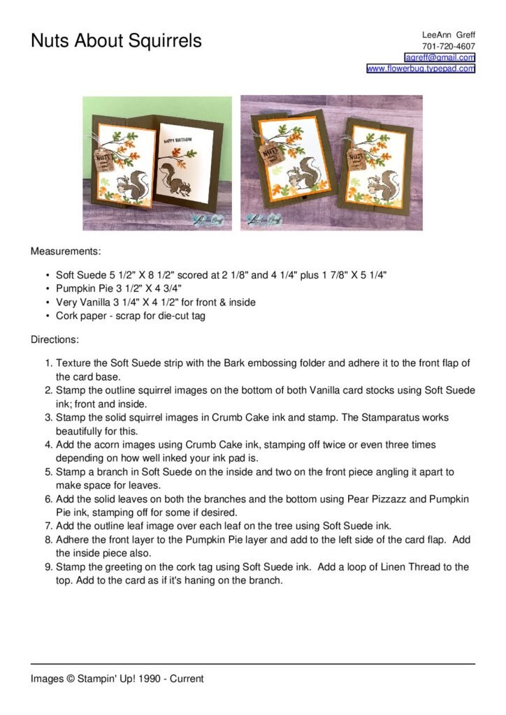 thumbnail of Nuts About Squirrels card