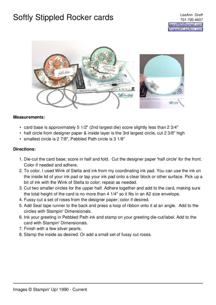 thumbnail of Softly Stippled Rocker cards