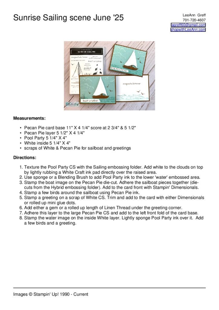 thumbnail of Sunrise Sailing June 2025