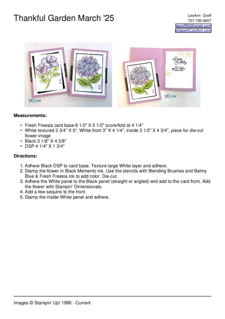 thumbnail of Thankful Garden March Club