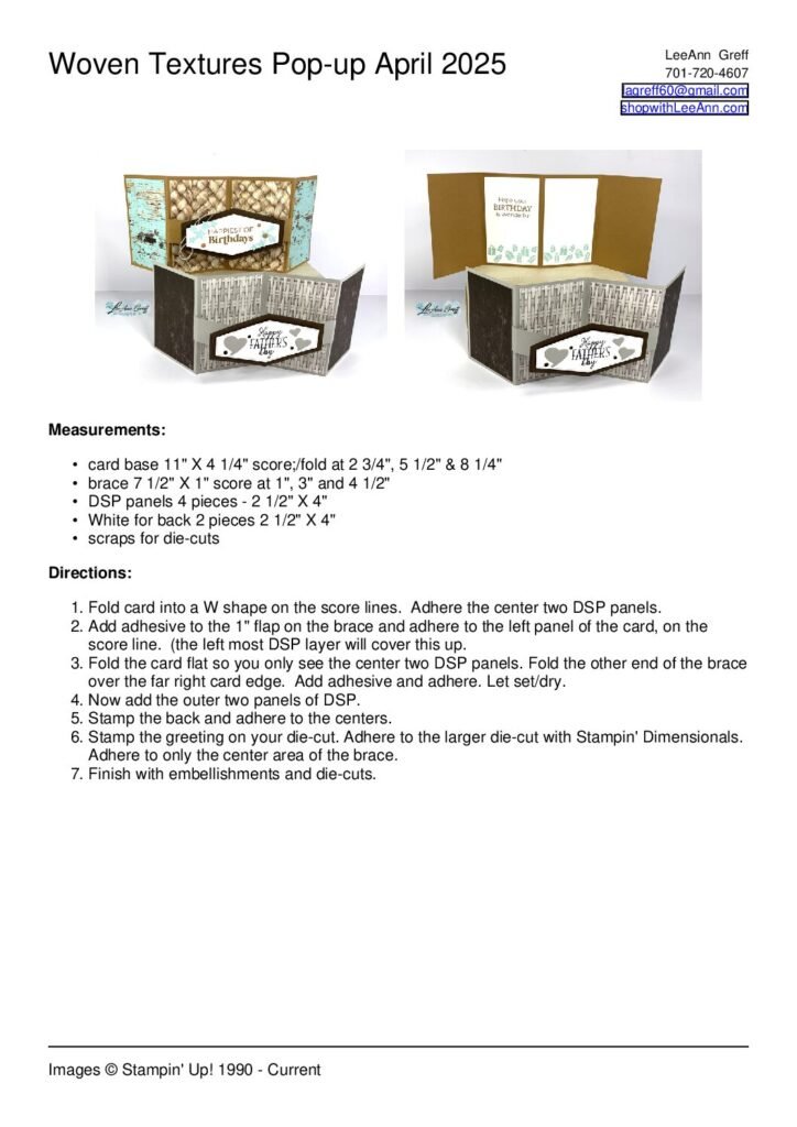 thumbnail of Woven Textures Pop up April 2025