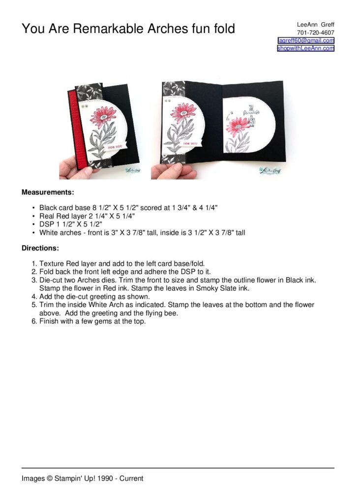 thumbnail of You Are Remarkable Arches card